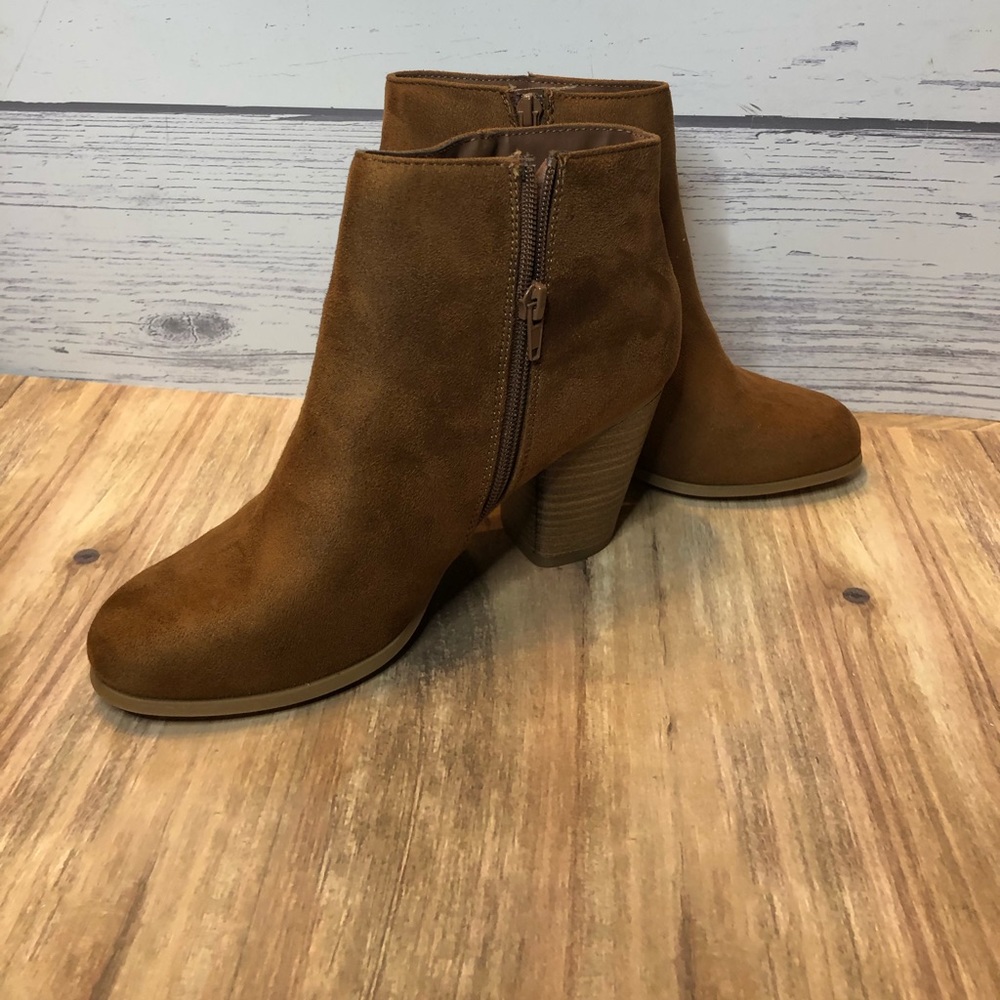 Charlotte Russe Kara Boots Chestnut
